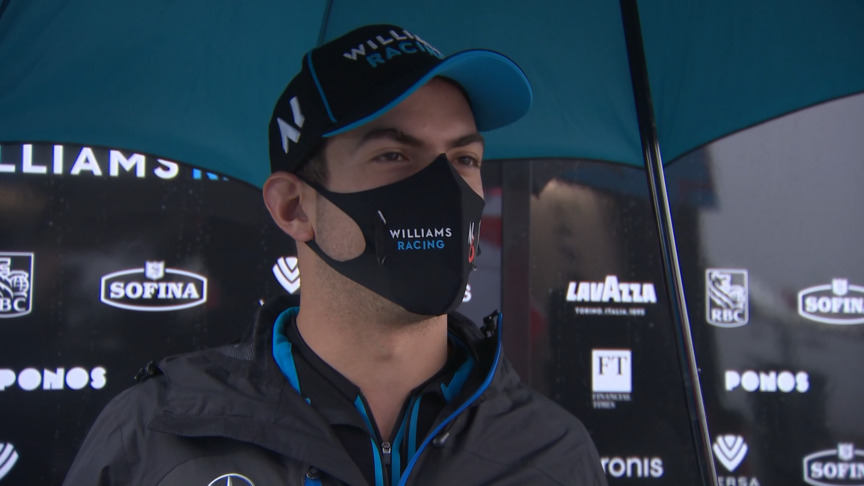 Nicholas Latifi 'disappointed' at lack of track action at Nürburgring