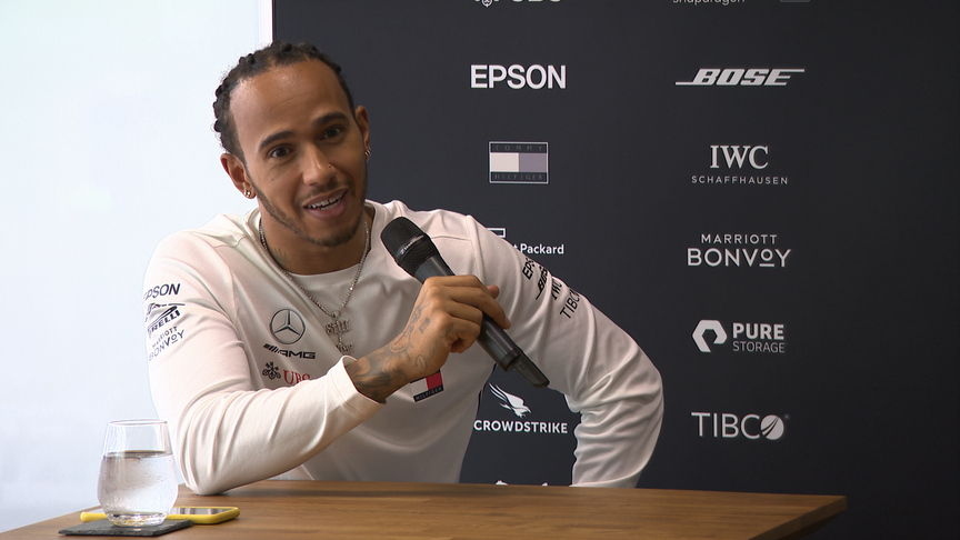 Lewis Hamilton: Excited to try Valentino Rossi's bike