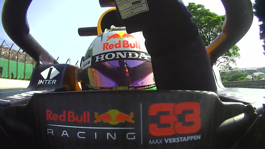 2021 São Paulo Grand Prix: Listen to Verstappen's raw team radio on cool down lap after P2 in Brazil