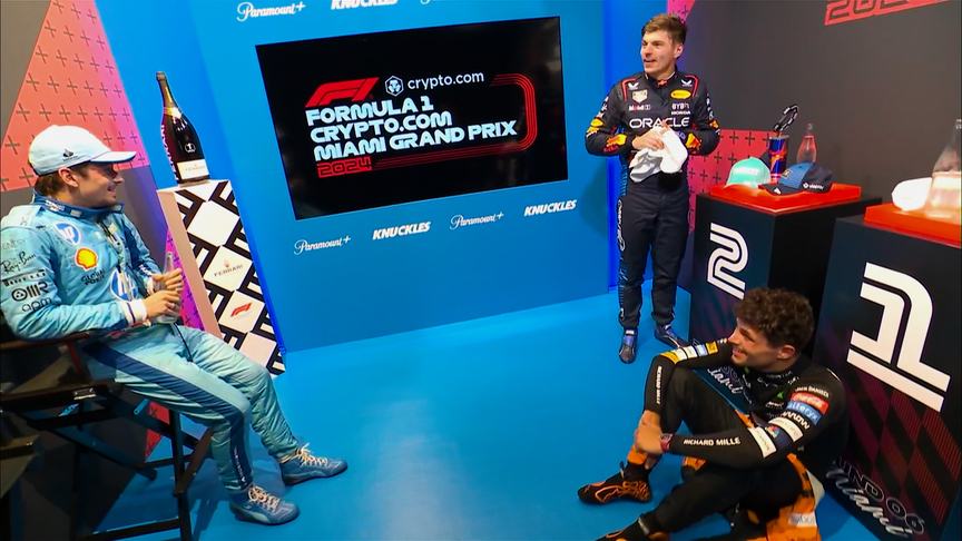 2024 Miami Grand Prix: Listen in to the chat in the cool-down room after Norris’s first F1 win