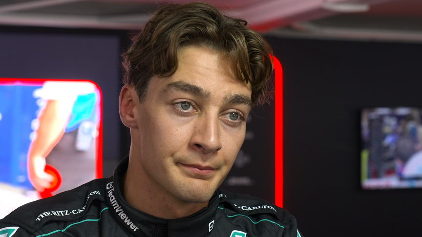 Russell left ‘really quite angry with myself’ after Q1 exit in Hungary