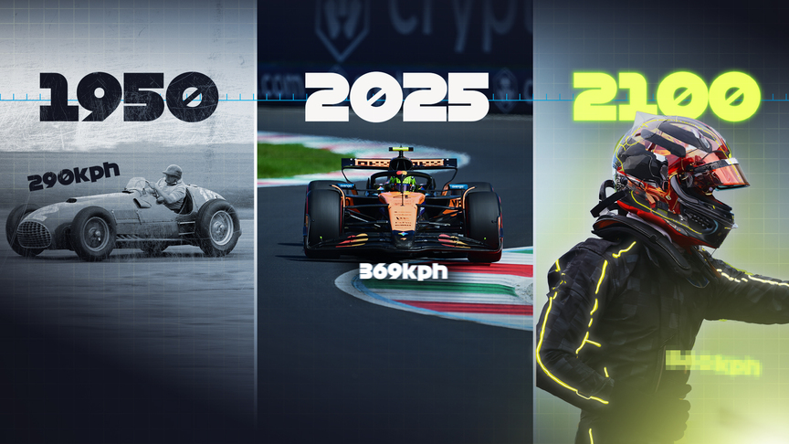 Road car vs. F1 car: Speed | Aramco