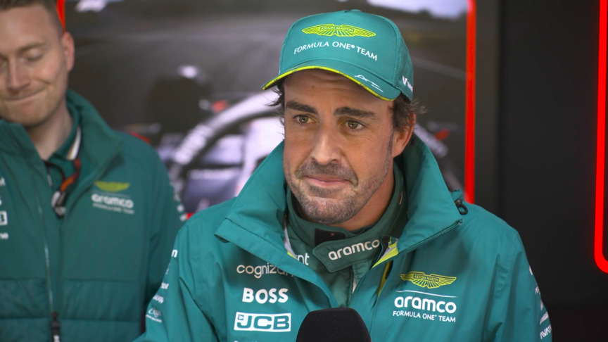 Alonso: 'It's good to be back, everything feels so fast'