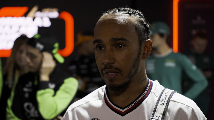 Hamilton on his P1 in second practice: ‘It’s a shock… but we can’t get ahead of ourselves’