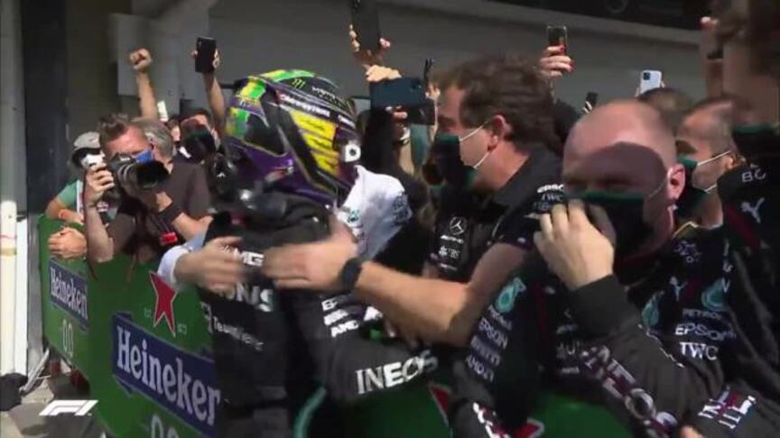  2021 São Paulo Grand Prix: Hamilton celebrates stunning win at Interlagos