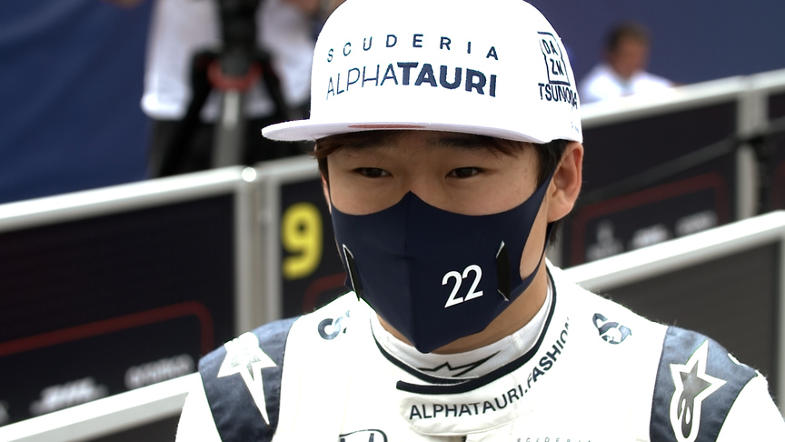 Yuki Tsunoda: Q1 spin at French GP felt like 'I was ice skating'