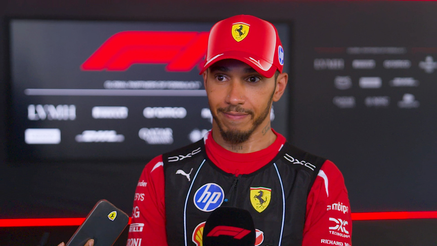 Hamilton 'enjoying the battling' during the Austrian Grand Prix