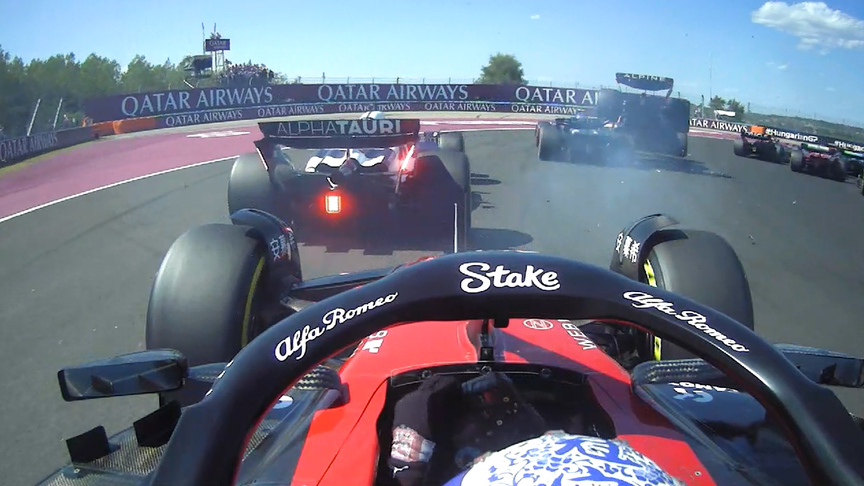 2023 Hungarian Grand Prix: Best race start onboards