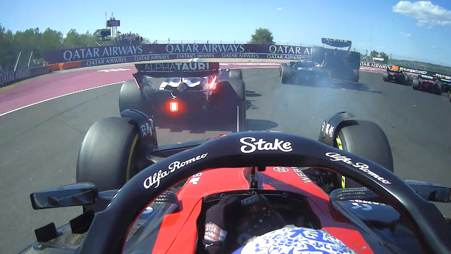 2023 Hungarian Grand Prix: Best race start onboards