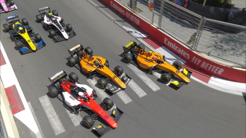 Top 5 Overtakes: F2 2019 Round 2 - Azerbaijan
