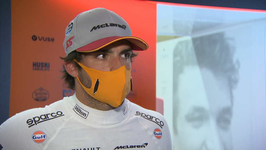 Carlos Sainz perplexed after soft tyres make McLaren 'slow'