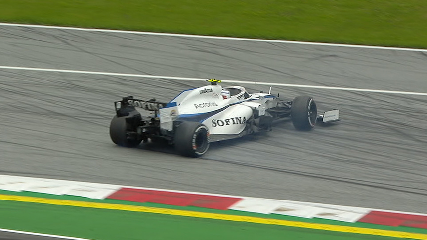 2020 Austrian Grand Prix FP2: Three spins as Turn 1 proves tricky