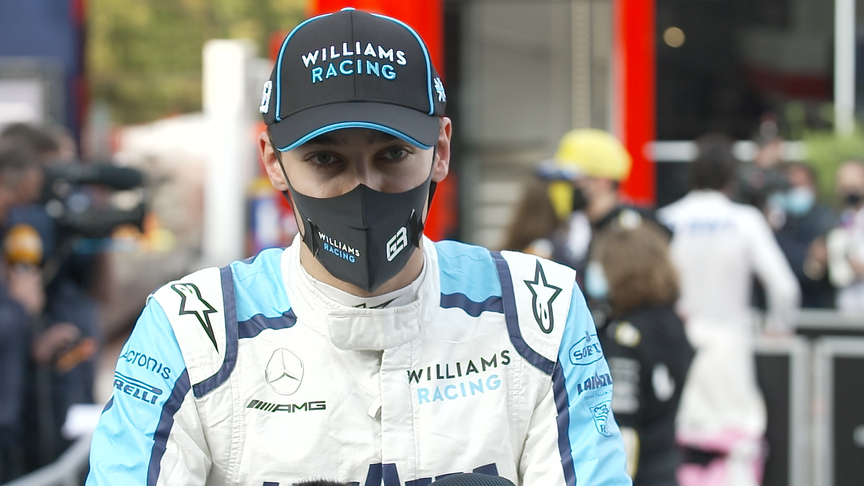 George Russell 'just buzzing' to qualify in P13 at Imola