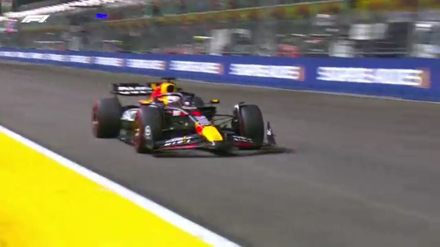 2023 Singapore GP Qualifying: Watch the moment rookie Liam Lawson knocks Max Verstappen out of Q2