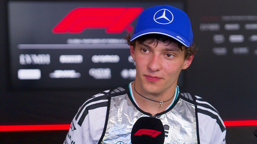 'A bit all over the place' at the start and 'had to chase' - Antonelli on his P3 finish in Austrian GP
