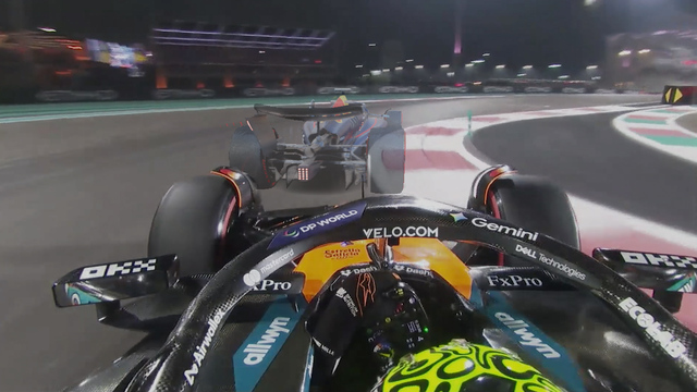 See how Verstappen beat Norris to pole at the Abu Dhabi finale