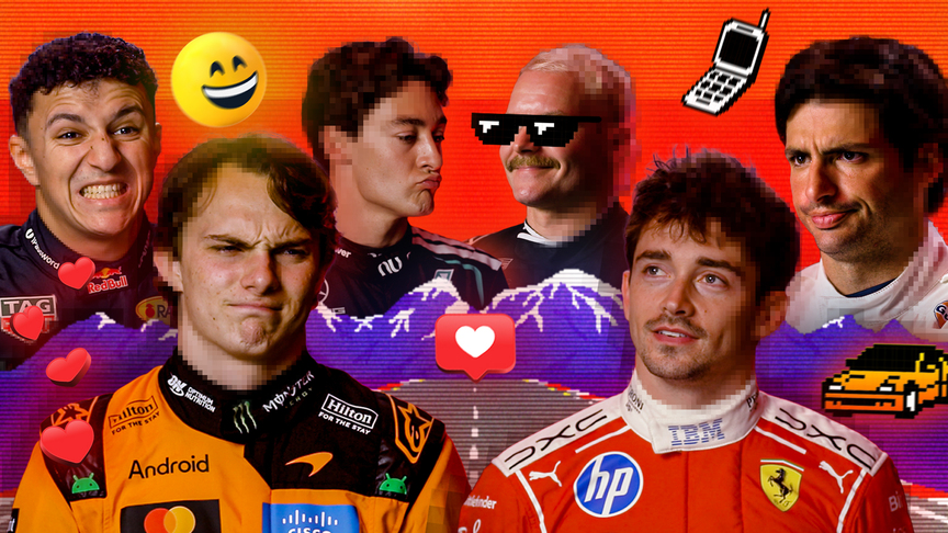 F1 drivers play the Generation Game