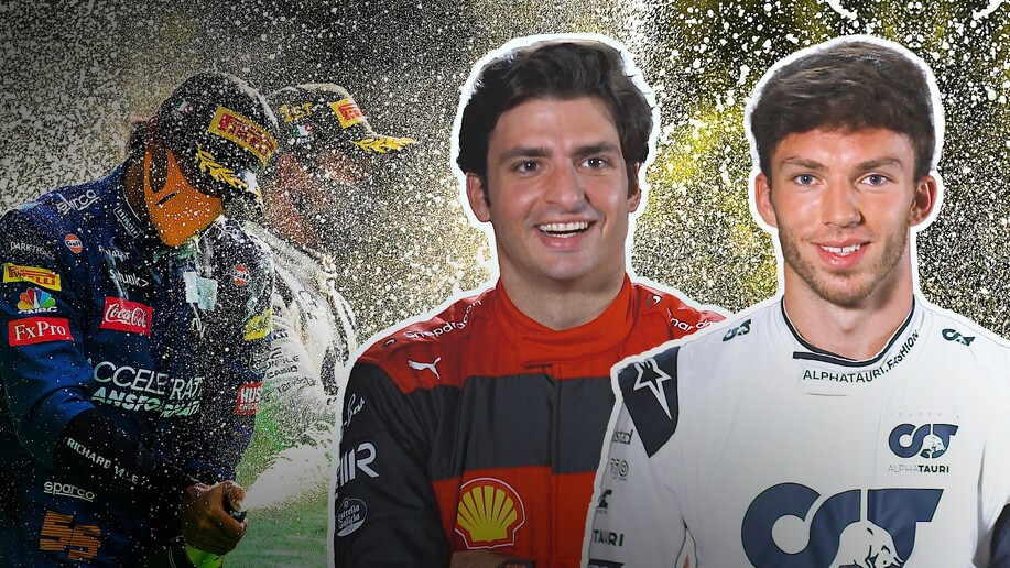 Through The Visor: Carlos Sainz and Pierre Gasly recall epic battle to the finish line for their maiden win in Monza