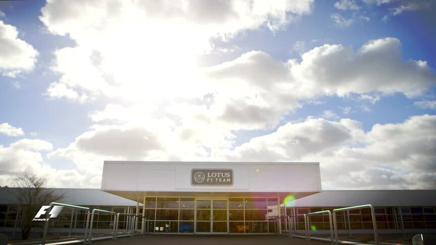 Behind the scenes at the Lotus F1 factory