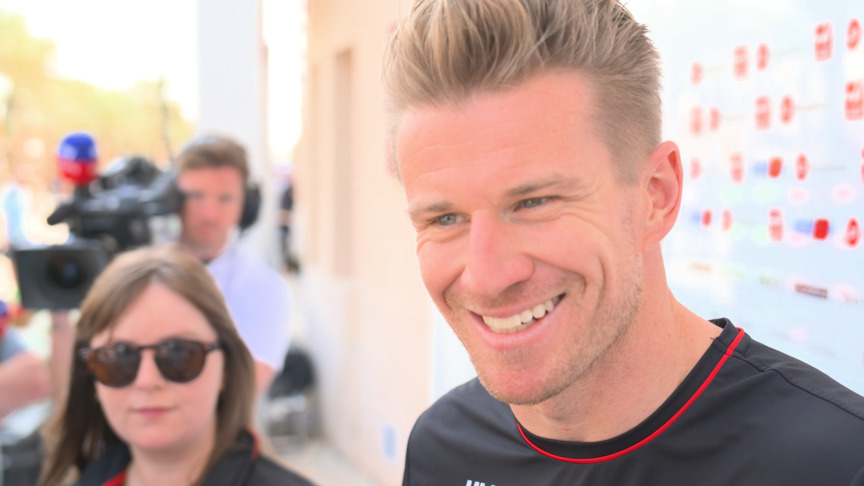 'Optimistic' Nico Hulkenberg suggests Haas have 'made a step forward' after Bahrain testing