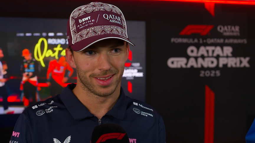 'I felt very confident in the car' - P9 Gasly hoping to 'stay in the top 10' in Qatar GP