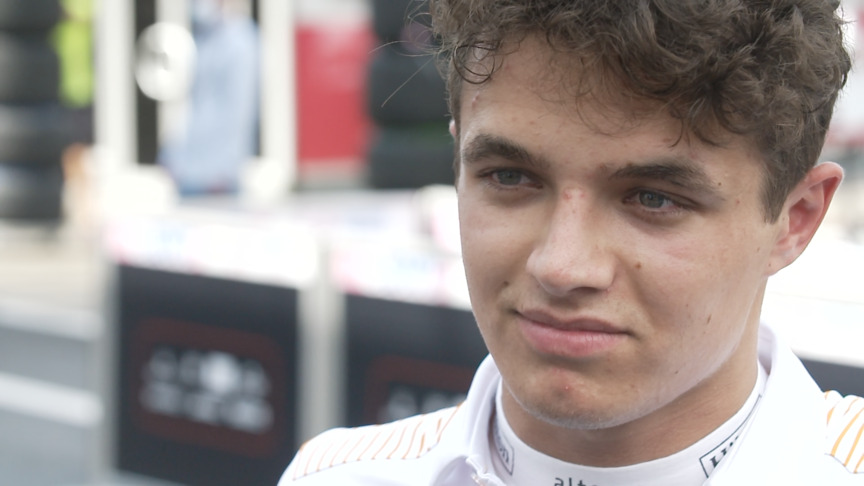 Lando Norris 'was a passenger all the way into Max' after Bottas collision at race start