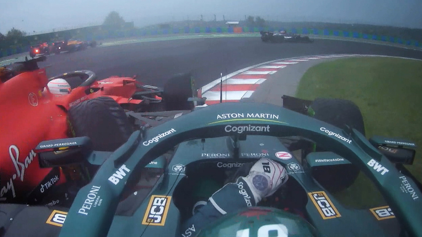 2021 Hungarian Grand Prix: Best race start onboards