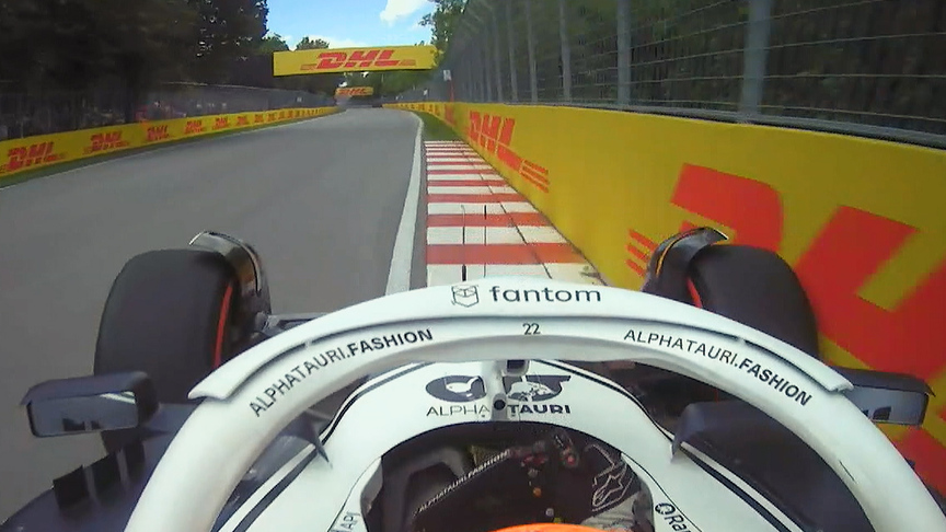 2022 Canadian GP FP1: Sparks fly as Tsunoda hits the wall in first practice