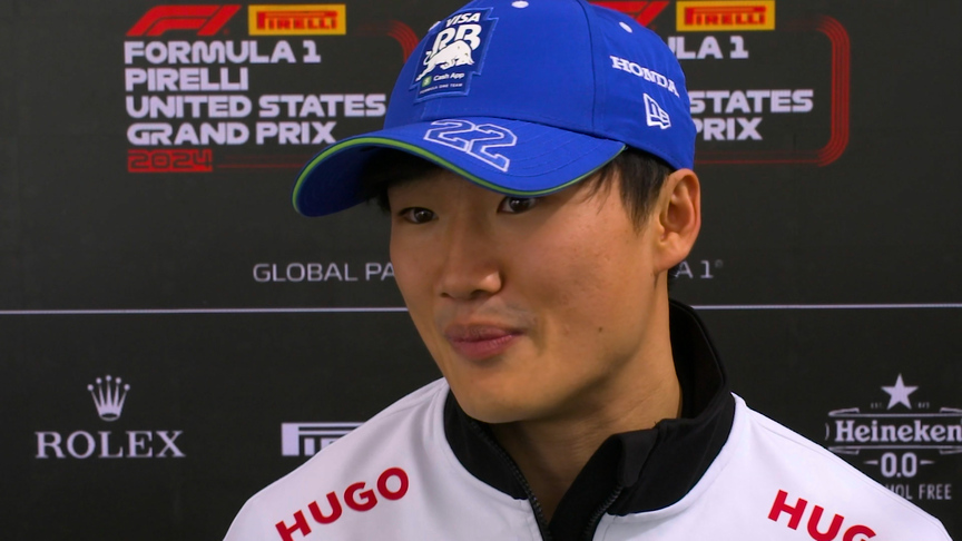 Austin's 'positive energy' gives Tsunoda confidence he can perform in United States GP 