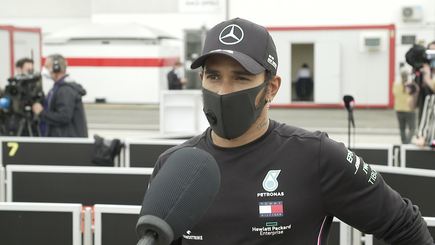 After securing his 90th pole, Lewis Hamilton is proud to be part of 'the best team'