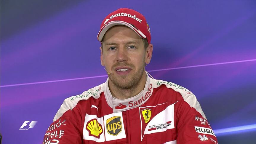 Sebastian Vettel interview nach dem Rennen in Spanien
