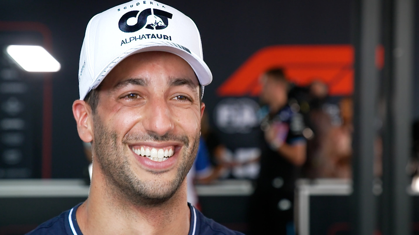 ‘Tomorrow will be fun!’ – Ricciardo beaming after first qualifying session of his F1 racing return