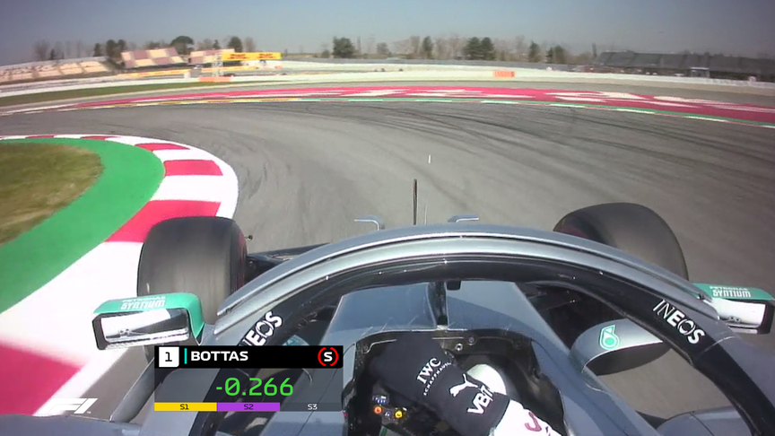 ONBOARD: Valtteri Bottas's incredible fastest time in Test 1