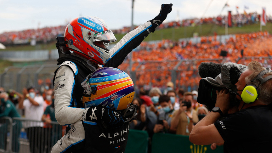 Dream day for Alpine as Esteban Ocon wins in Hungary