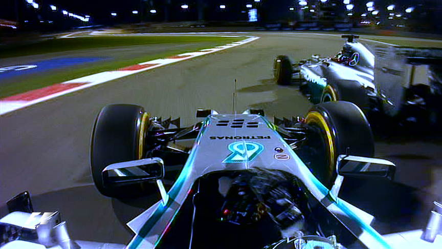 Classic Onboard - Rosberg and Hamilton's 'Duel in the desert'