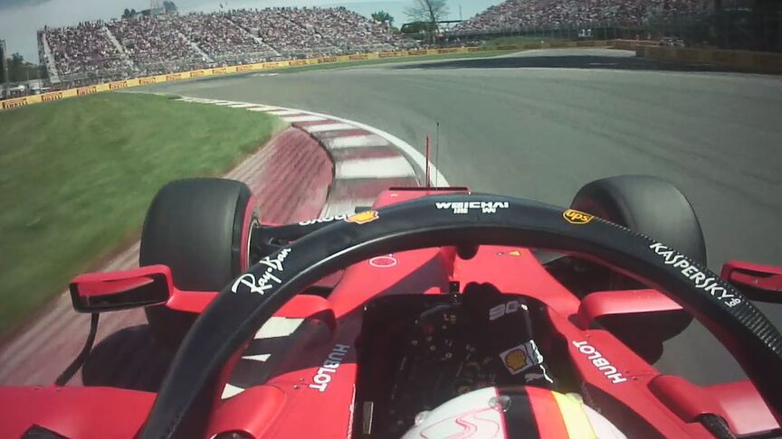 ONBOARD: Sebastian Vettel’s Canada Pirelli pole position lap