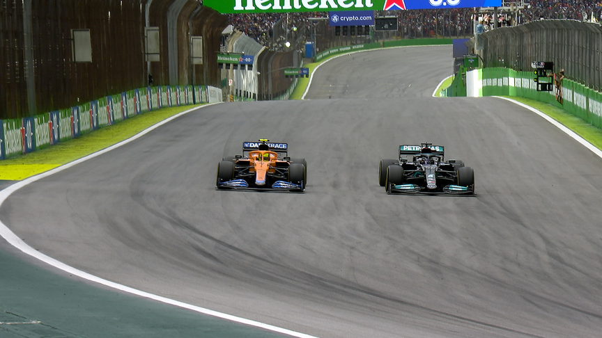 2021 São Paulo GP F1 Sprint: Hamilton storms past Norris for P5