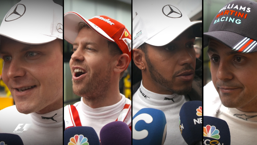 Drivers report back after qualifying in Brazil