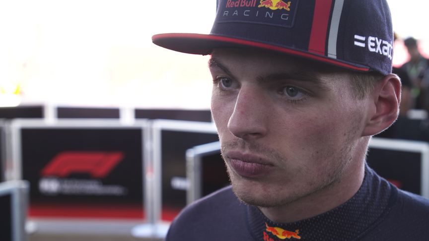 Max Verstappen: Mercedes had bit too much but 'happy to finish third'