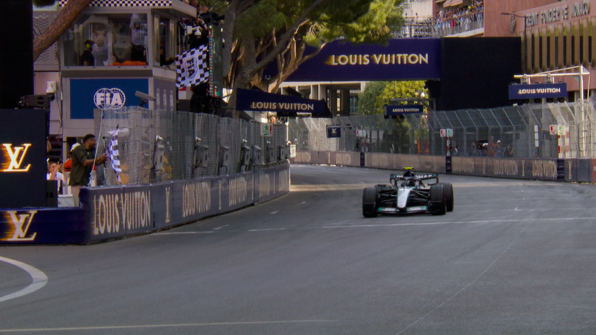 2026 Monaco Grand Prix: Antonelli crosses the line to take his fifth victory of the season