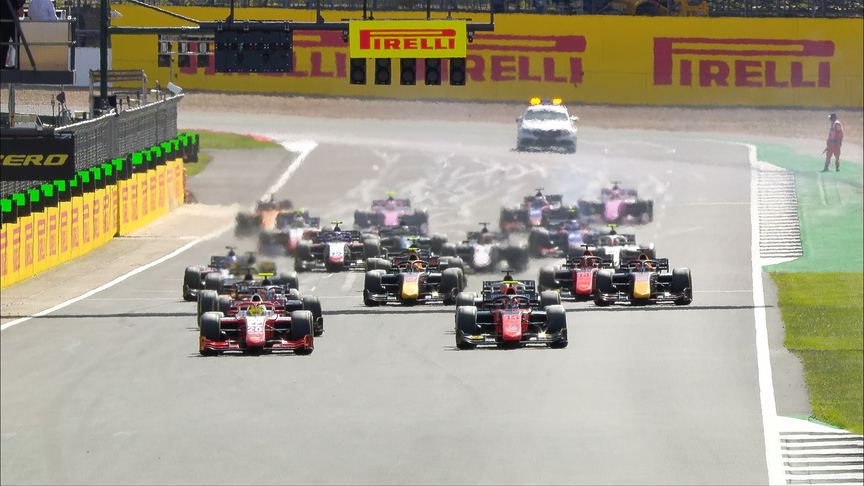 F2 2020 Round 4: Great Britain feature race highlights