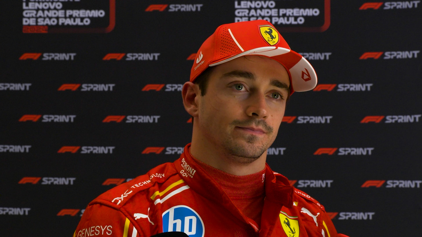 Leclerc: Ferrari 'a little bit on the back foot' in Sao Paulo
