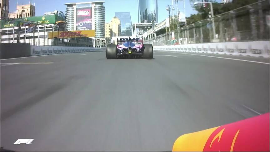 AZERBAIJAN GP: Verstappen battles his way past Perez