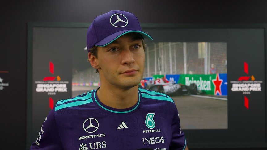 Russell still eyeing points on Sunday despite back of the grid start