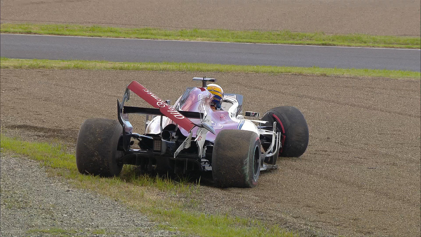 QUALIFYING: Ericsson runs wide and crashes out of Q1