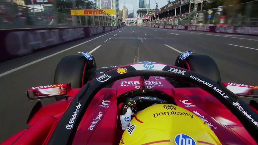 2025 Azerbaijan GP FP2: Onboard with Hamilton for the fastest lap of Friday practice