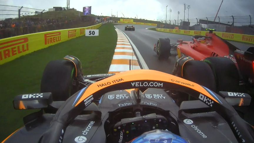 2023 Dutch GP Qualifying: Piastri forced off track to avoid Sainz in Q1