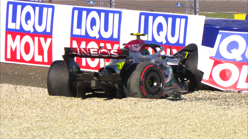 2022 Austrian GP Qualifying: Hamilton crashes in Q2 and brings out the red flags at the Red Bull Ring