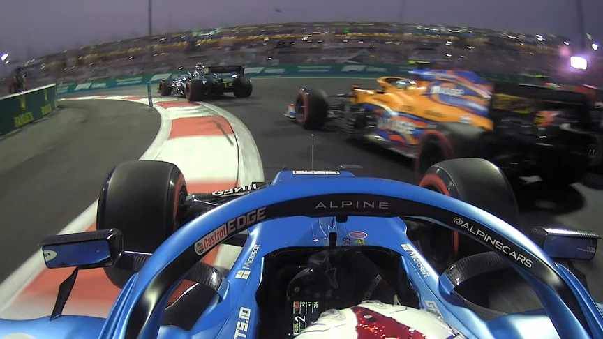 2021 Abu Dhabi GP Qualifying: Ocon battles through traffic 'carnage' at Yas Marina