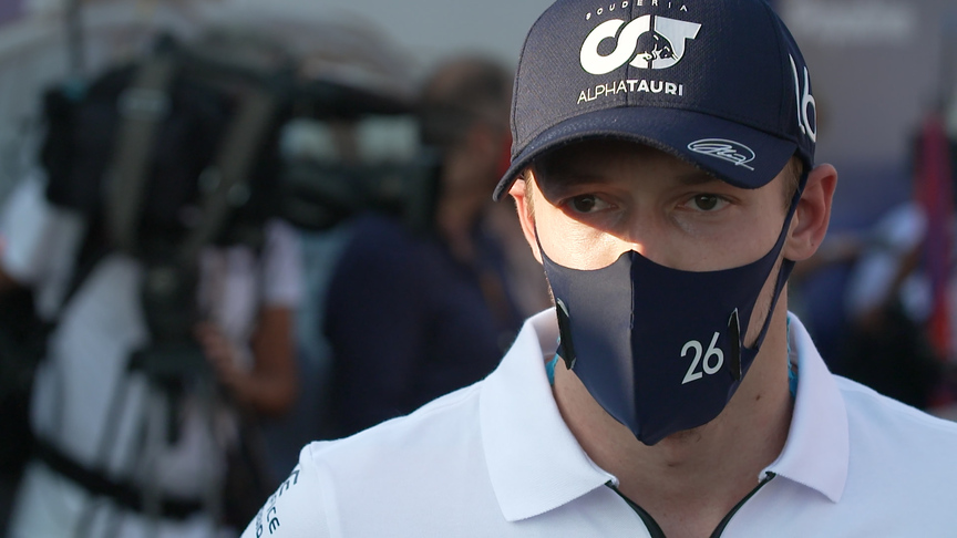 P7 Daniil Kvyat had to 'stay cool' during red flags at Mugello